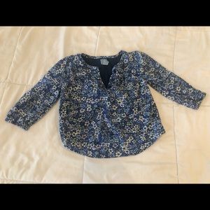 Baby Gap floral top, Size 2 years